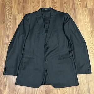 Z Zegna Wool Striped Blazer Two Button Suit Jacket Sports Coat Sz IT-52L US-42L